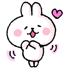 ピンクのうさぎ Line スタンプ Line Store