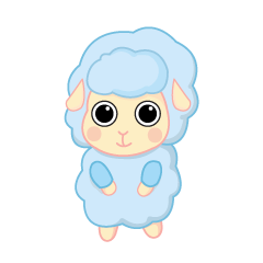 blue merry lamb