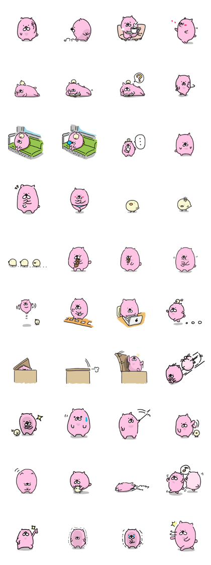Pink moffy