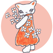 Drawn old styled cat