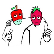 Lazy face's fruits