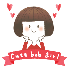 Cute bob girl