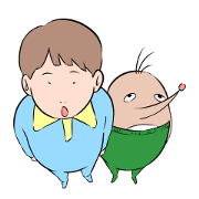 A boy and mole