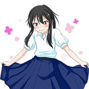 Bellezza Felutia in school uniform