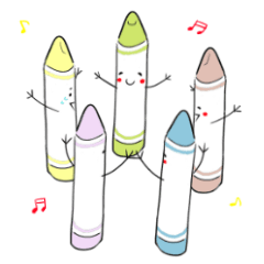 The Crayons of Life sticker