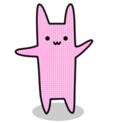 A PINK BUNNY
