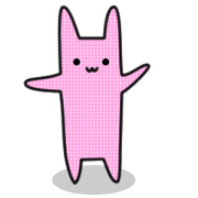 A PINK BUNNY