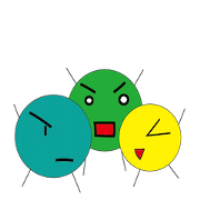 Kawaii Circle Characters