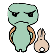 The little turtle, sometime with rabbit