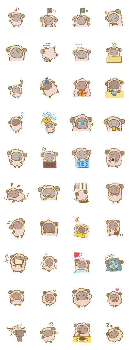 sheep sheep sheep sticker