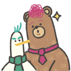 Alfonso the Bear and Cracker the Duck
