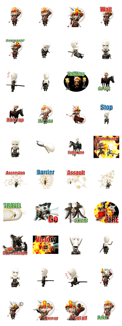 General 3D sticker(English ver)