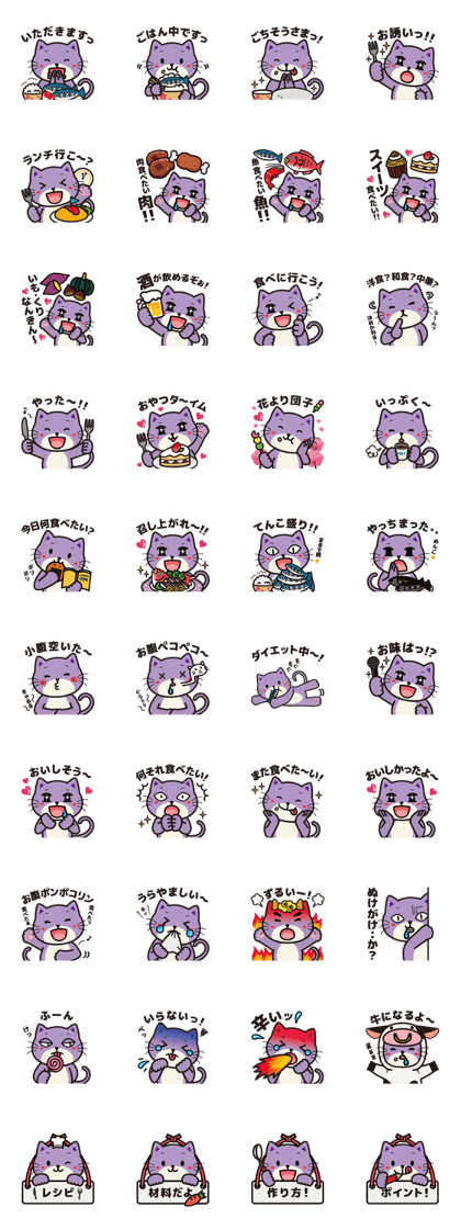 Gluttonous cat