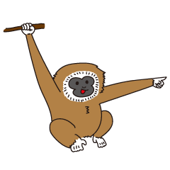 Primates Stickers: JMC 4