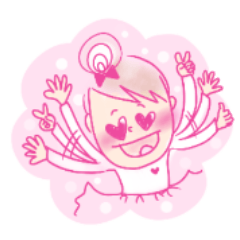 Daily life stickers for girls