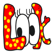 English cute Sticker.