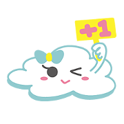 Cloud with expressions