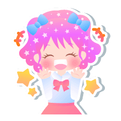 きらきら かわいい女の子 Line スタンプ Line Store