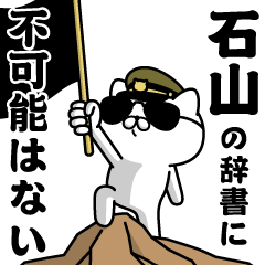 "ISHIYAMA"name/Military cat