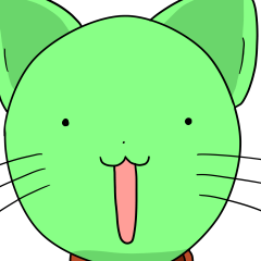 Green and Smily Cat