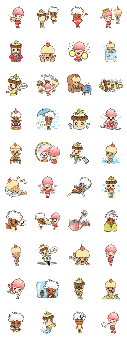 Tingglees, the cupcake fairies