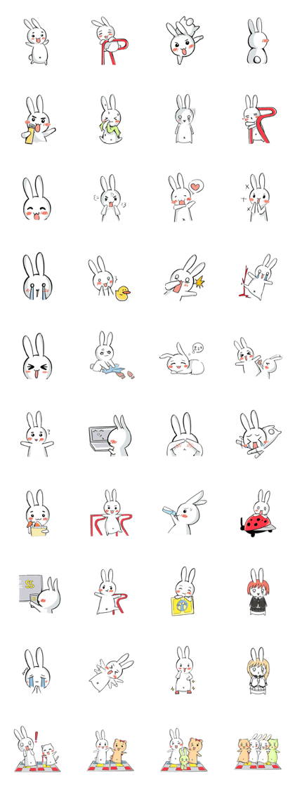Dancing rabbit and friend
