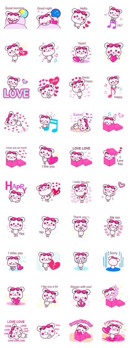 Chocolatebear-LOVE&Strawberry taste-