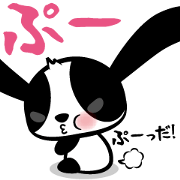Panda Rabbit Sticker Cookie-chan