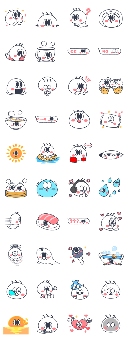 Funny white ghost