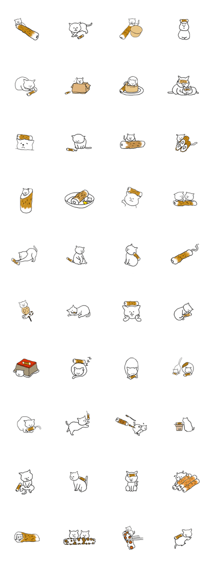 Cat and fish sausage 2