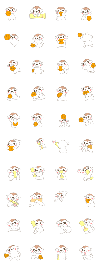 sports dzukushi life of monkey