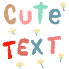 Cute text 01