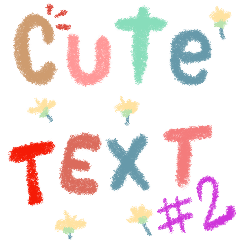 Cute Text 02