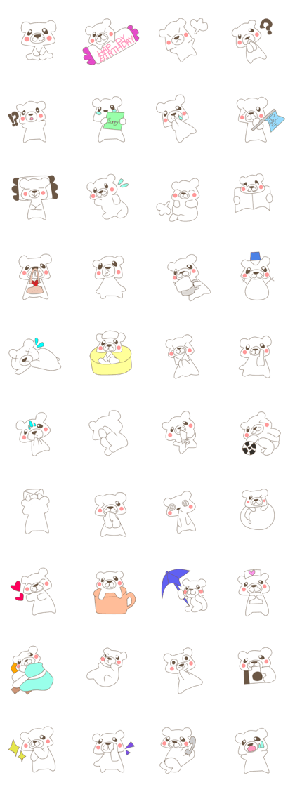 fun every day of mr.bear