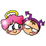 angel with devil