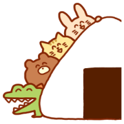 Riceballs and animals