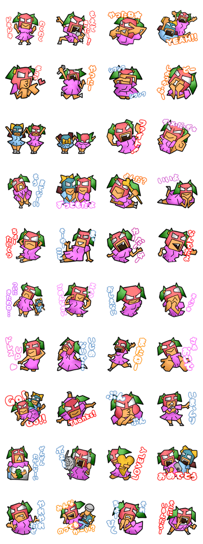 Masked Idle Sticker