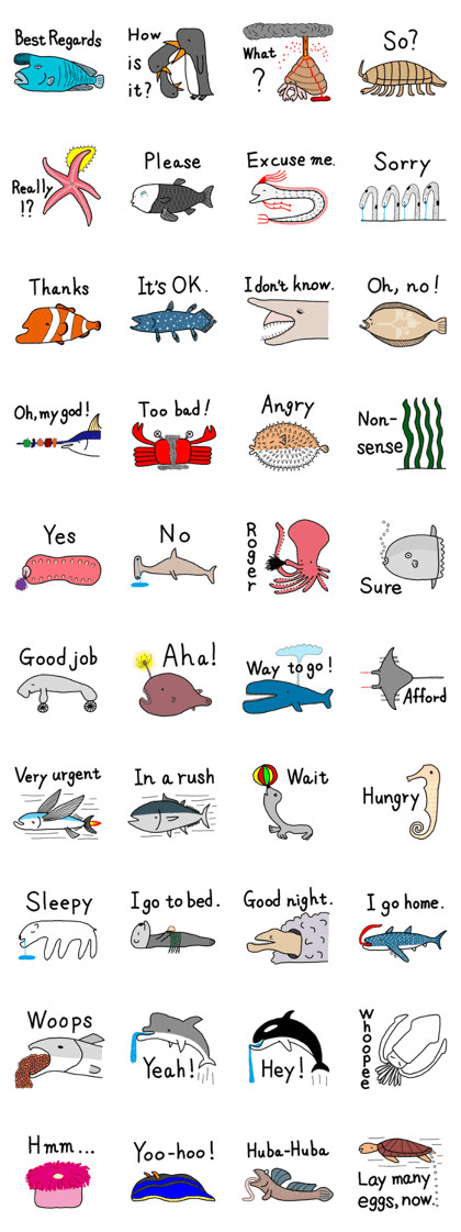 sea creature(en)