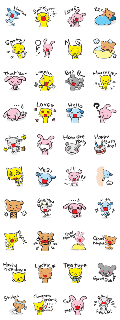 English animals
