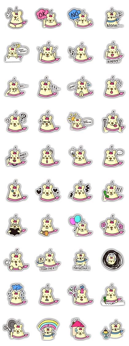 He is Pudding bear