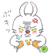 Funny White Rabbit 2