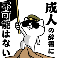 "SEIJIN"name/Military cat