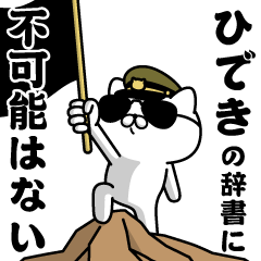 "HIDEKI"name/Military cat