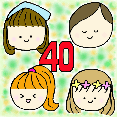 40 girls