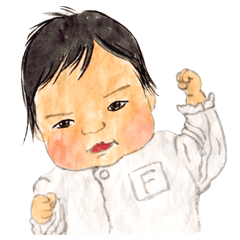 Baby of Japanese style
