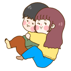loose couple sticker (for girls)