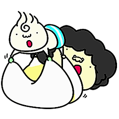 讃岐の母かつみとうどん小僧 おかわり Line スタンプ Line Store