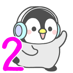 Kawaii Penguin sticker 2(animated)