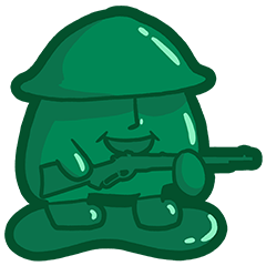 little green army man