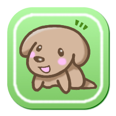 Sticker of Small dog